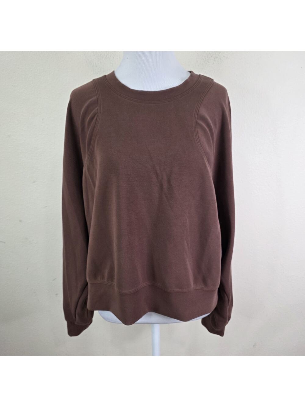 Women's Dolman Sleeve Modal Blend Size XL Long Sleeve Shirt Stretch